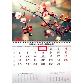 Pakabinamas kalendorius Timer Mono No.9