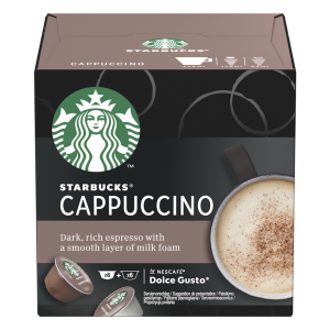 Kavos kapsulės Nescafe Dolce Gusto, STARBUCKS Cappuccino, 12 kap., 120 g