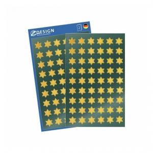 Lipdukai Z-Design, 52802, auksinės žvaigždės