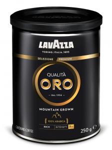 Malta kava LAVAZZA Qualita Oro Mountain grown, 250 g, metalinėje dėžutėje