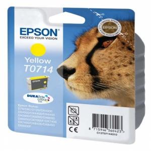 Epson (C13T07144012), geltona kasetė rašaliniams spausdintuvams