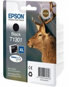 Epson T1301 (C13T13014012) Rašalinė kasetė, Juoda rašaliniams spausdintuvams, 945 psl.