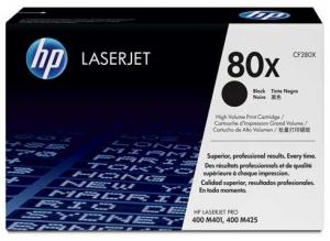 HP 80X (CF280X) Lazerinė kasetė, Juoda