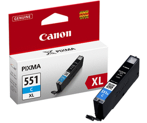 Canon CLI-551XL (6444B001), žydra kasetė rašaliniams spausdintuvams