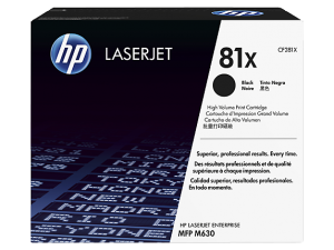 HP 81X (CF281X), juoda kasetė lazeriniams spausdintuvams, 25000 psl.