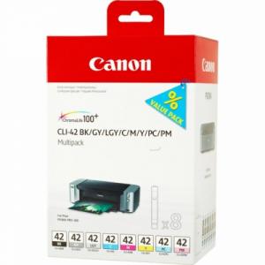 Canon CLI-42 (6384B010), 8 spalvų kasečių rinkinys rašaliniams spausdintuvams