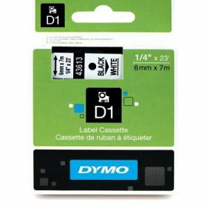 Dymo Label 43613 Balta /Juoda (S0720780), juostelė