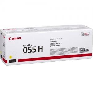 Canon CRG 055H (3017C002) geltona kasetė lazeriniams spausdintuvams, 5900 psl.