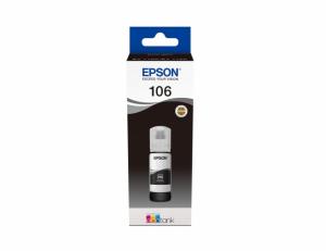 Epson 106 EcoTank (C13T00R140) Rašalo papildymo buteliukas, Foto Juoda rašaliniams spausdintuvams, 70 ml