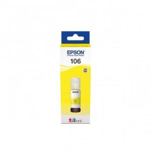 Epson 106 EcoTank (C13T00R440) Rašalo papildymo buteliukas, Geltona rašaliniams spausdintuvams, 70 ml