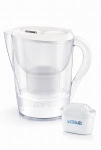 Vandens filtras-ąsotis BRITA Marella XL 3,5L MEMO, baltos spalvos su vandens filtru MAXTRA+1 vnt.