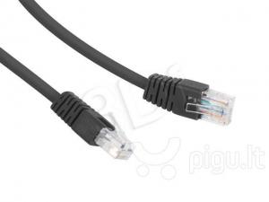 Gembird kabelis RJ45, užp.apv.,5e,UTP,3m juodas