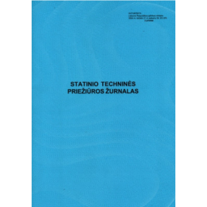 Statinio techninės priežiūros žurnalas  0720-045