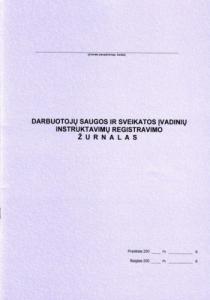 Darbuotojų saugos ir sveikatos įvadinių instruktavimų registracijos žurnalas, A4 (24)  0720-026