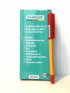 Stanger Tušinukas Finepoint Softgrip 0.7 mm, raudonas, 1 vnt. 18000300057