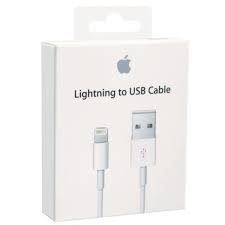 Kabelis Apple Lightning USB 1m