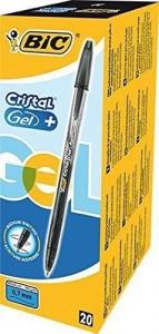 Bic Gelinis rašiklis Cristalgel 0.7 mm, juodas, 1vnt. 721286