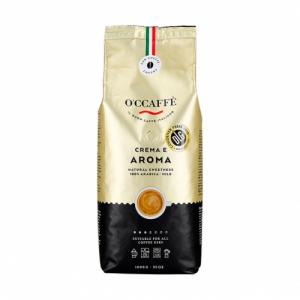 Kavos pupelės O’Ccaffe Crema e Aroma 100% Arabica 1 kg.