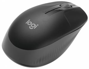 Logitech M190 Full-Size Belaidė pelė, RF Wireless, 1000 DPI, Charcoal