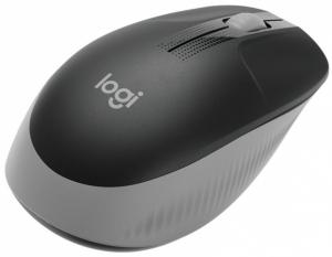 Logitech M190 Full-Size Belaidė pelė, RF Wireless, 1000 DPI, Mid Grey