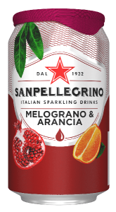 Gaivusis gazuotas gėrimas SanPellegrino Melograno&Arancia, 0,33l, skardinėje  (D)