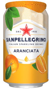 Gaivusis gazuotas gėrimas SanPellegrino Aranciata, 0,33l, skardinėje  (D)