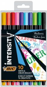 Bic Rašiklių rinkinys FineLiners Intensity Fine 0.4 mm, 10 spalvų rinkinys CEL1011727