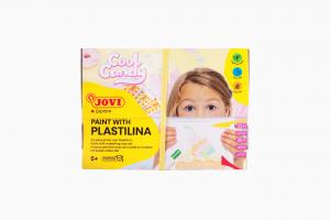 Spalvinimo plastilinu rinkinys JOVI COOL CANDY, su priedais