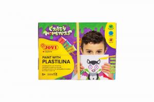 Spalvinimo plastilinu rinkinys JOVI CRAZY MONSTER, su priedais