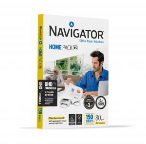 Biuro popierius NAVIGATOR HOME PACK XS A4, 80 g/m2, 150 lapų