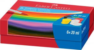 Guašas Faber-Castell, 20ml, 6 spalvų