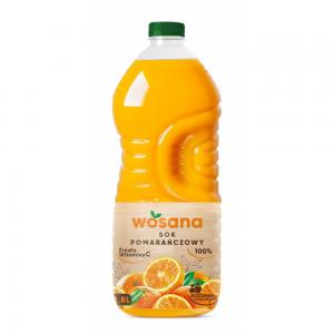 Sultys WOSANA, apelsinų, 100% 2.8 l, PET