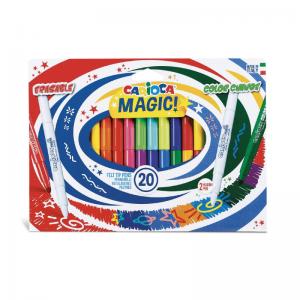 Flomasteriai CARIOCA MAGIC, 20 vnt.