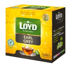 Aromatizuota juodoji arbata LOYD Earl Grey, 20 x 2g