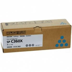 Ricoh SPC360X (408251), mėlyna kasetė lazeriniams spausdintuvams, 9000 psl.