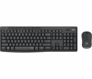 Logitech MK295 Silent Wireless Combo Belaidė klaviatūra, US Int, Graphite