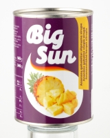Ananasų gabaliukai BIG SUN, 565 g /340 g