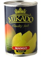 Konservuotos mangų skiltelės MIKADO, 420 g / 230 g