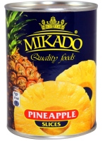 Ananasų griežinėliai MIKADO, 565 g / 340 g