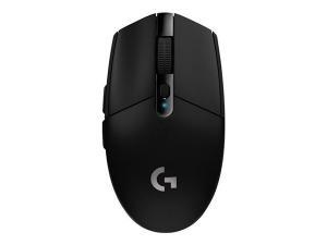 Logitech G305 Lightspeed Belaidė žaidimų pelė, RF Wireless + Bluetooth, 12000 DPI, Juoda