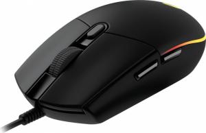 Žaidimų pelė Logitech G203 Lightsync, Juoda