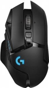 Logitech G502 LIGHTSPEED Belaidė žaidimų pelė, RF Wireless, 25600 DPI, Juoda