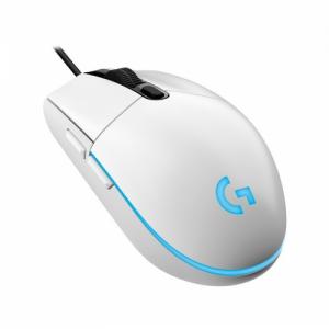 Žaidimų pelė Logitech G203 Lightsync, Balta