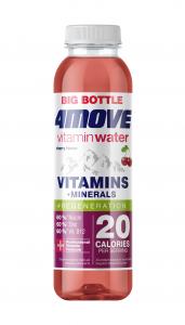 Vitamininis vanduo 4MOVE VITAMIN WATER VITAMINS + MINERALS, 0,667l PET