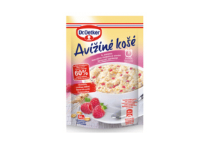 Avižinė košė DR.OETKER su avietėmis, 60g