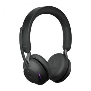 Jabra Evolve2 65 MS Stereo Belaidės ausinės, Bluetooth, USB-A, Juoda