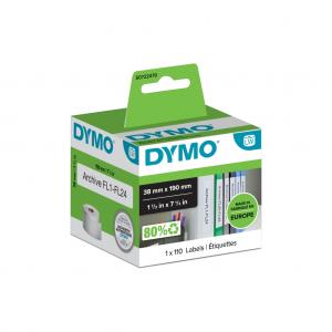 Lipnios etiketės Dymo 38X190mm 110vnt