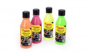 Tempera dažai JOVI, 250ml, žalios sp., fosforiniai