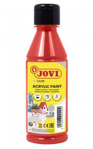 Akriliniai dažai JOVI, 250ml, raudonos sp.