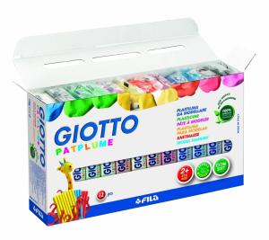 Plastilinas Fila Giotto Patplume 12x150g, 12 spalvų